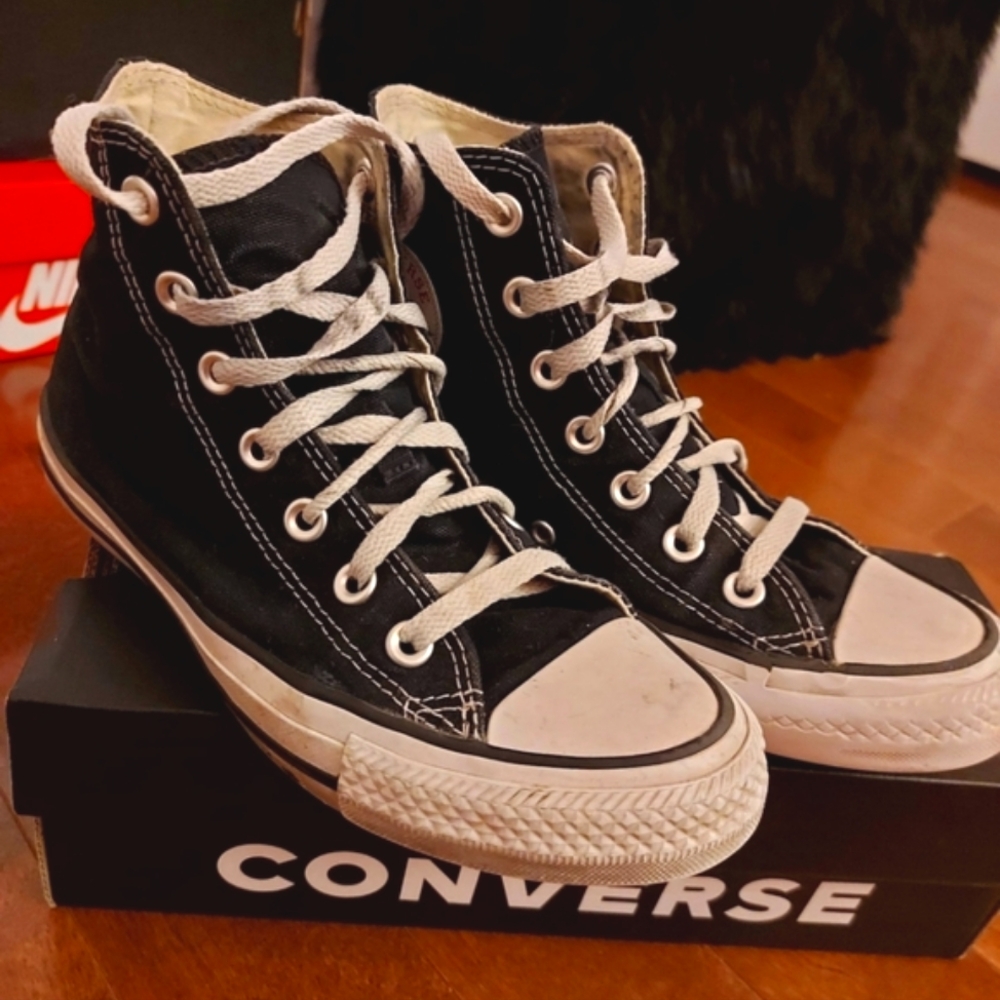 Converse All Star  Black High-Top Sneakers 🖤